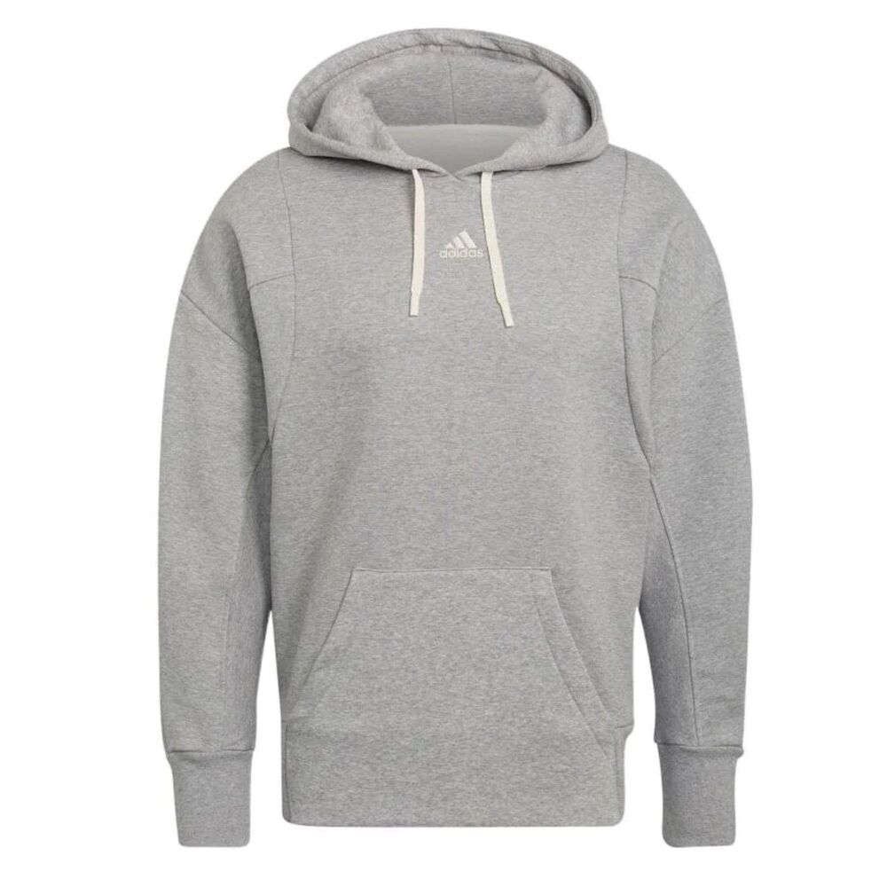 Adidas Internal Studio Lounge OH Pullover Hoody Mens M Heather  Grey HB6582